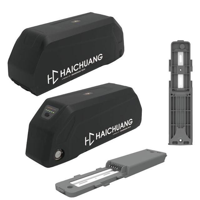  Hai Chuang SSE-151 18650 10S6P 13S5PダウンチューブタイプEバイクバッテリーボックス65PCSセルエレクトリックバイクバッテリーケーシング
