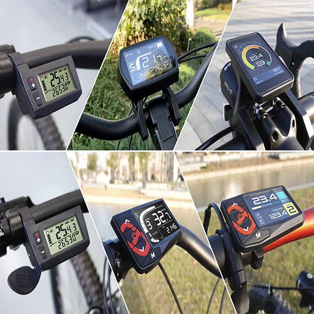 EBIKE LCDディスプレイ24V 36V 48V USBアプリBluetooth防水コネクタ電気自転車アクセサリーE-Bike Color Screen LEDディスプレイ
