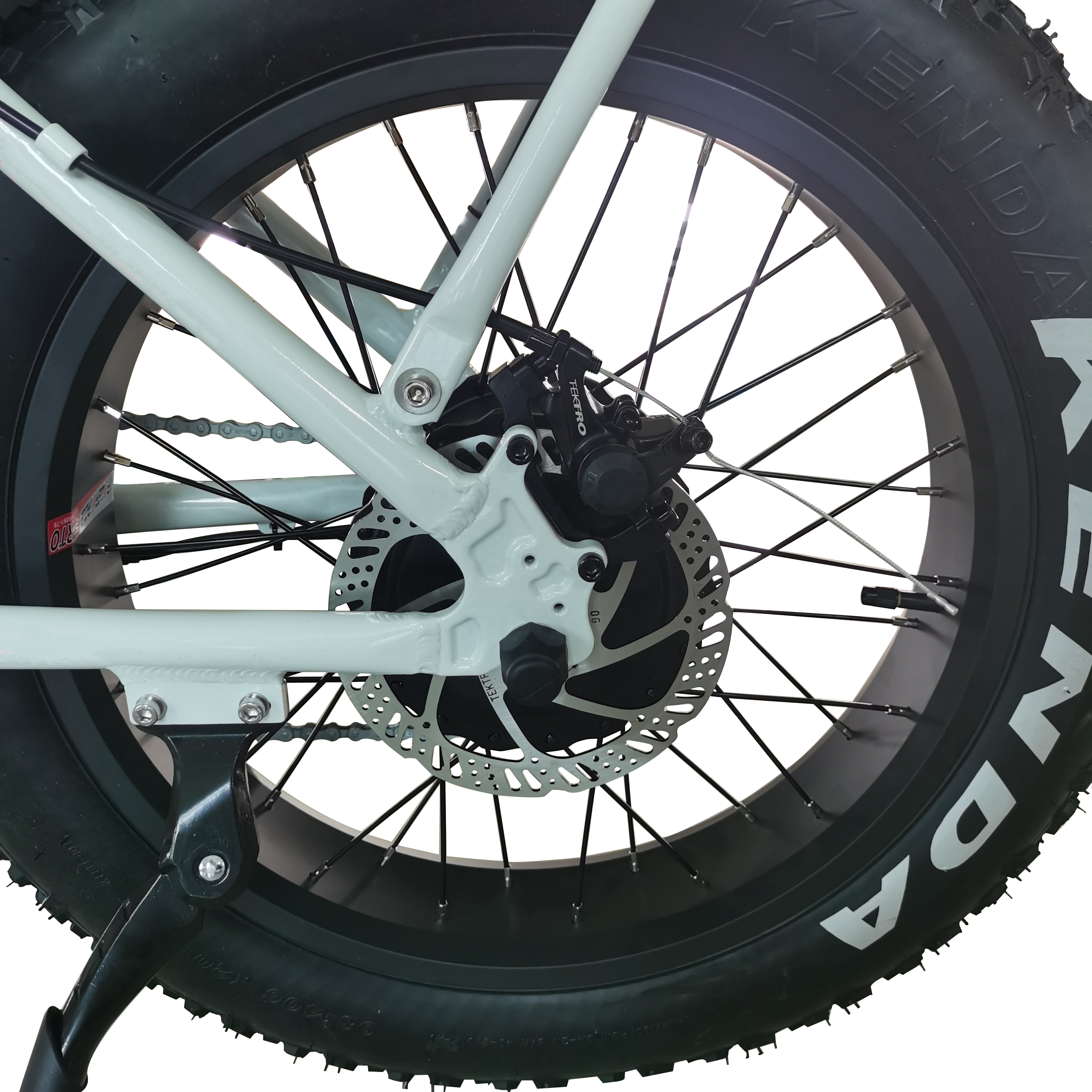 EBIKE 500Wリアハブモーターローステップ20 'ファットタイヤ電動自転車折りたたみ街Eバイク女性用