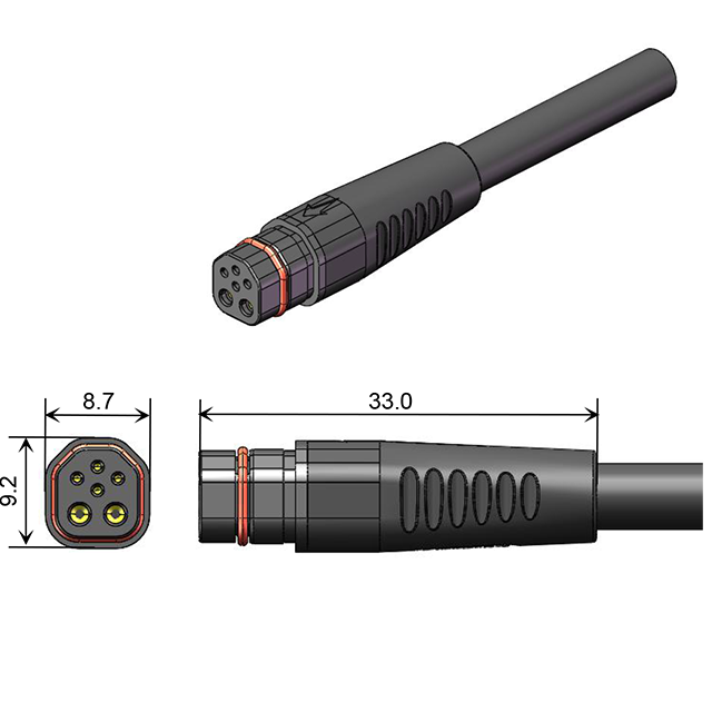 48V AC/DC 15A充電器&放電器バッテリーコネクタ 