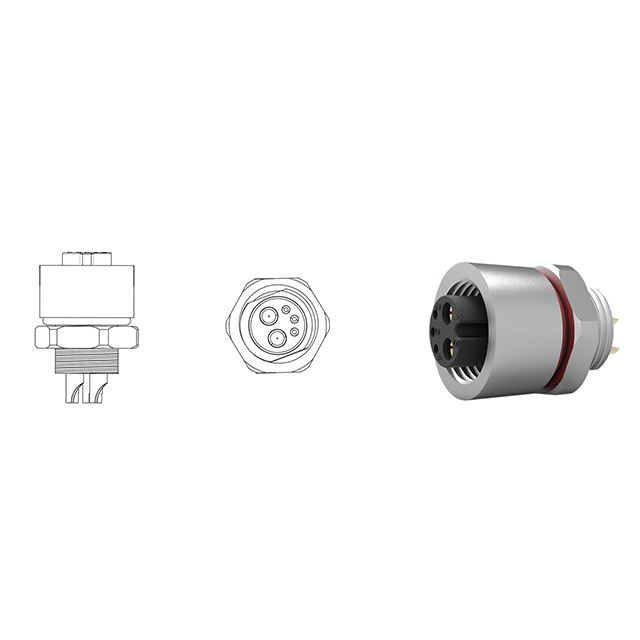 Higo Electric 5 PIN MALE IP65防水ケーブル自転車バッテリーコネクタ 