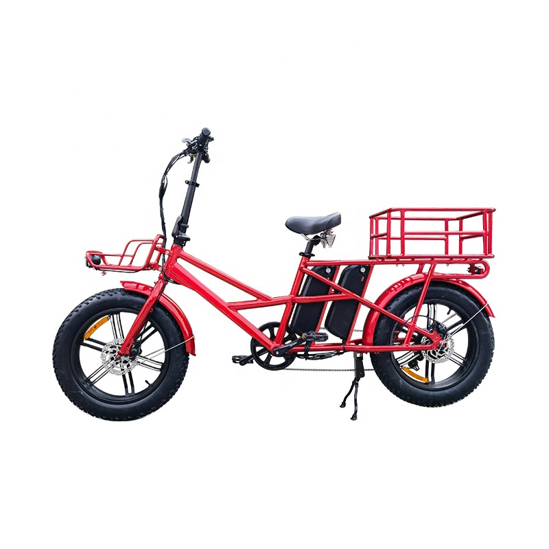 48Vダブルリチウムバッテリーを備えたテイクアウト電動自転 