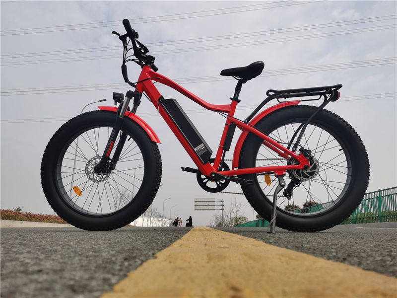 EBIKE 2022新製品26インチディスクブレーキスノーエレクトリックバイクファットタイヤホイール自転車サイクル48V 750Wモーター