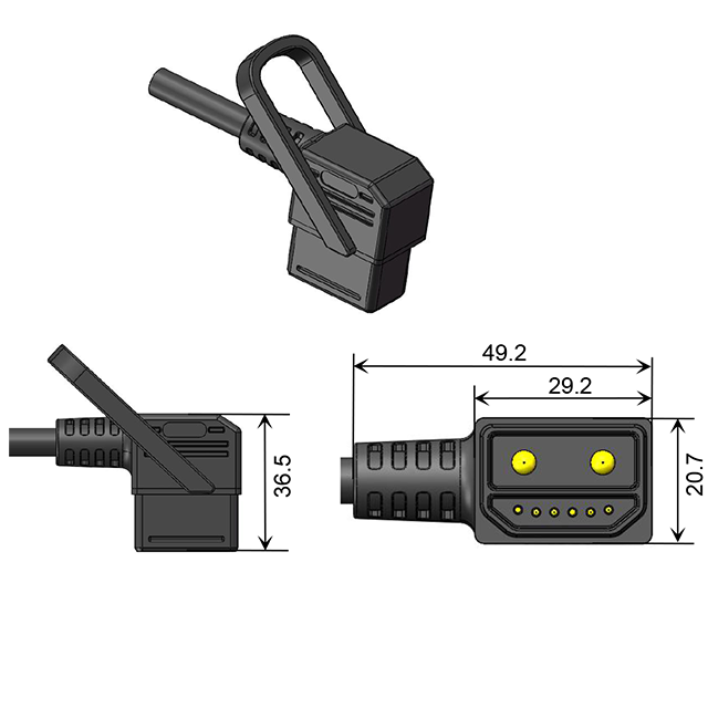 60V AC/DC 30A充電器および放電器バッテリーコネクタ