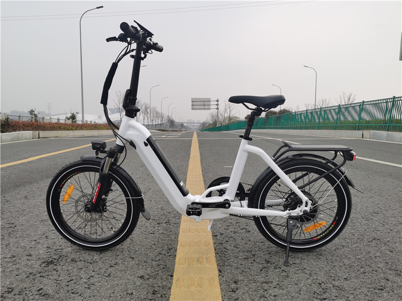 費用対効果の高いebike 20インチ500Wハブモーターミニ電動折りたたみ折りたたみ自転車自転車48V隠しバッテリー