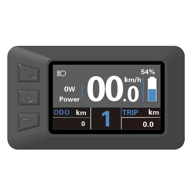  EBIKEのUSB充電付き36V 48V TFTディスプレイ