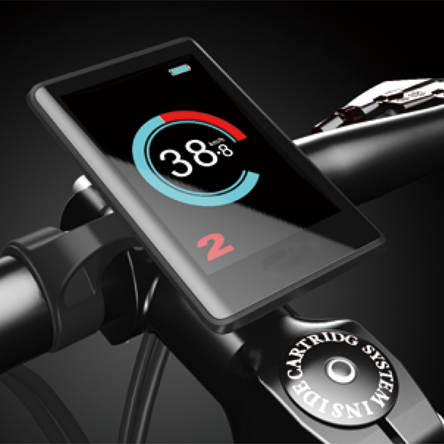 ebike用のシンプルでクリアディスプレイ3.5インチTFT