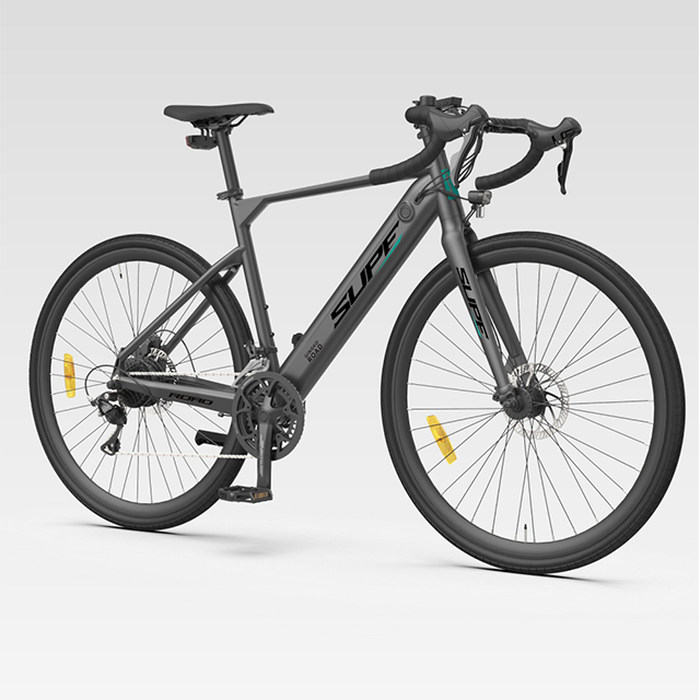 レトロ700CシティロードサイクルE自転車電気自転車36V 250Wエビケ