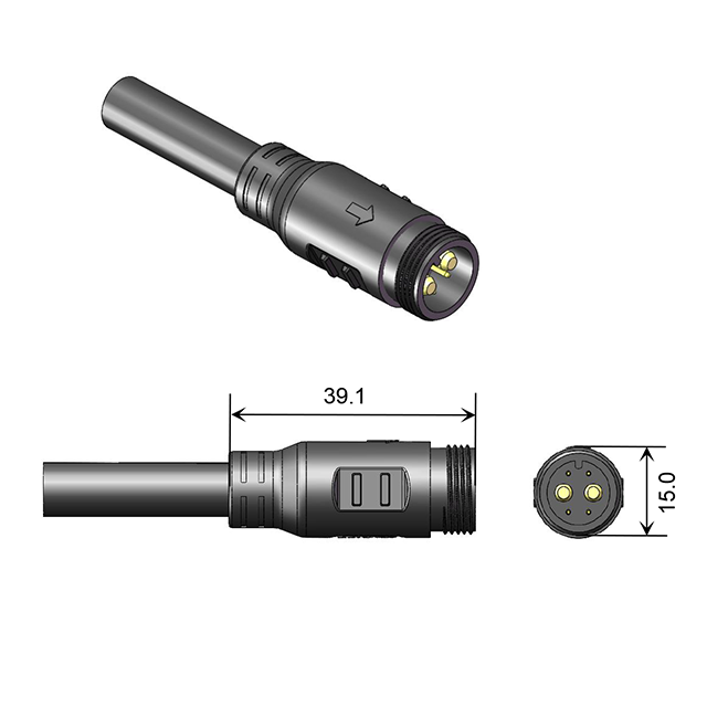 60V AC/DC 35A充電器および放電器バッテリーコネクタ 