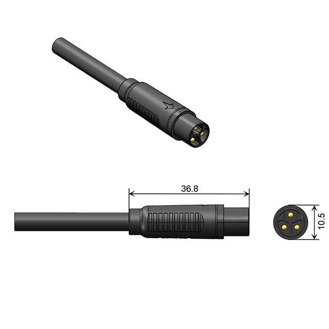 EBIKE 48V AC/DC 10A用のバッテリーコネクタ