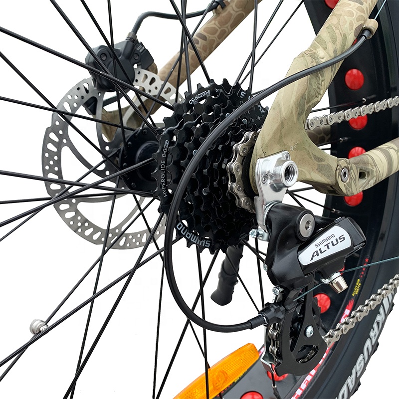 2022人気1000Wミッドドライブ7スピードエレクトリック自転車26インチマウンテンエビケットファットタイヤディスクブレーキ都市eバイクforスポーツODM