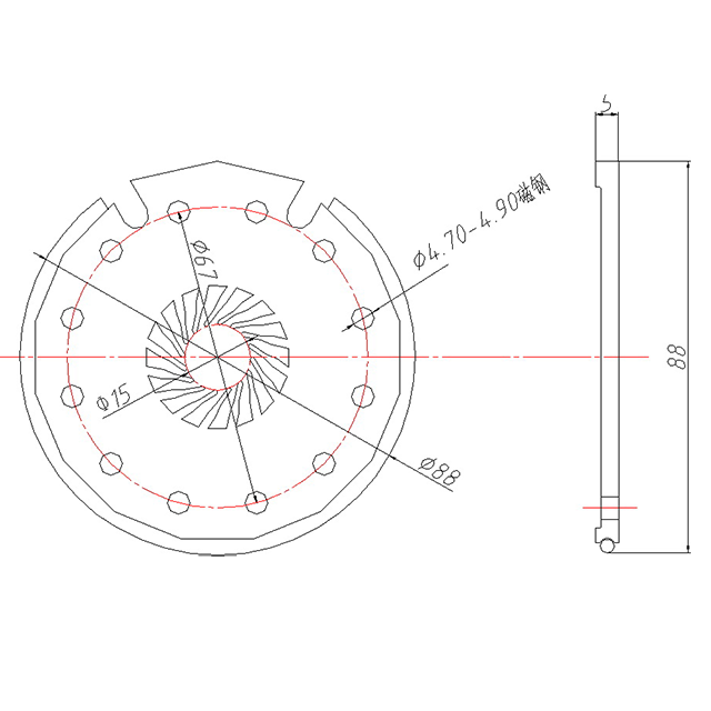 送料無料PASペダルアシストセンサーKT-V12L D12L BZ-4 6マグネットデュアルホールセンサー12エビケットのシグナル