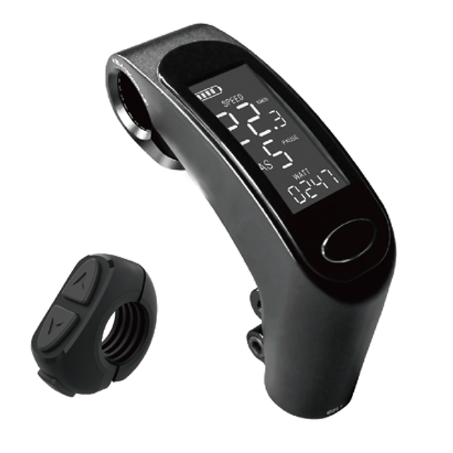 統合されたデザインと湾曲した外観24V 36V 48V bluetoothディスプレイebikeキット