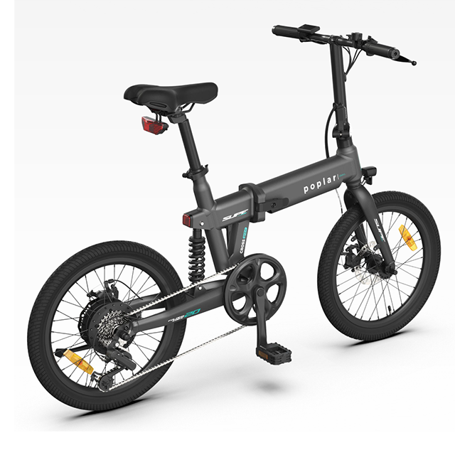 ウルトラロングマイレージポータブル折りたたみ電気自転車リチウムバッテリー36V 10AH 250Wリアハブモーター 
