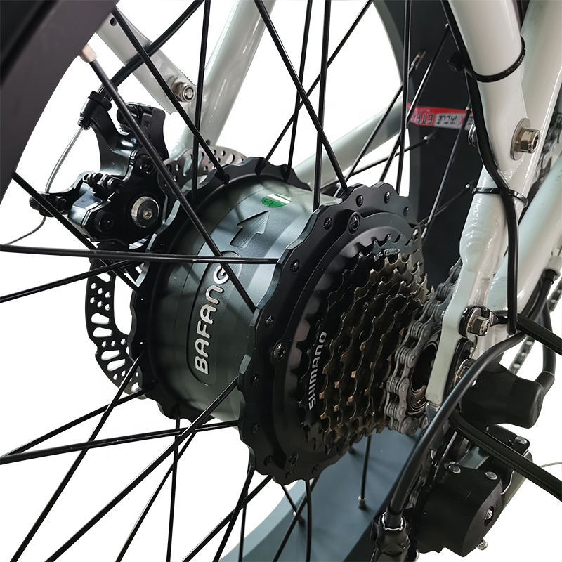 EBIKE 500Wリアハブモーターローステップ20 'ファットタイヤ電動自転車折りたたみ街Eバイク女性用