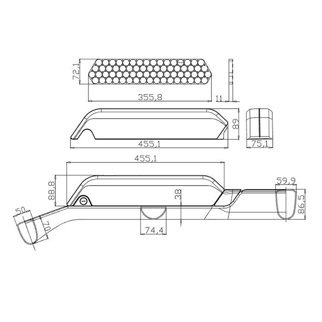 充電式リチウム18650 EBIKE BATTERY PACK 36V 48V 52V 10AH 12AH 13AH 14AH 17AH 20AH 25AH電動自転車バッテリーケース