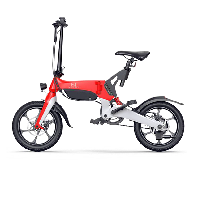 電気自転車250W後輪モーター16インチ耐久性60マイル折りたたみ可能なモペットebike